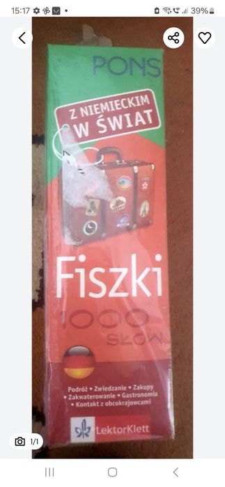 Fiszki 1000 słów język niemiecki NOWE okazja