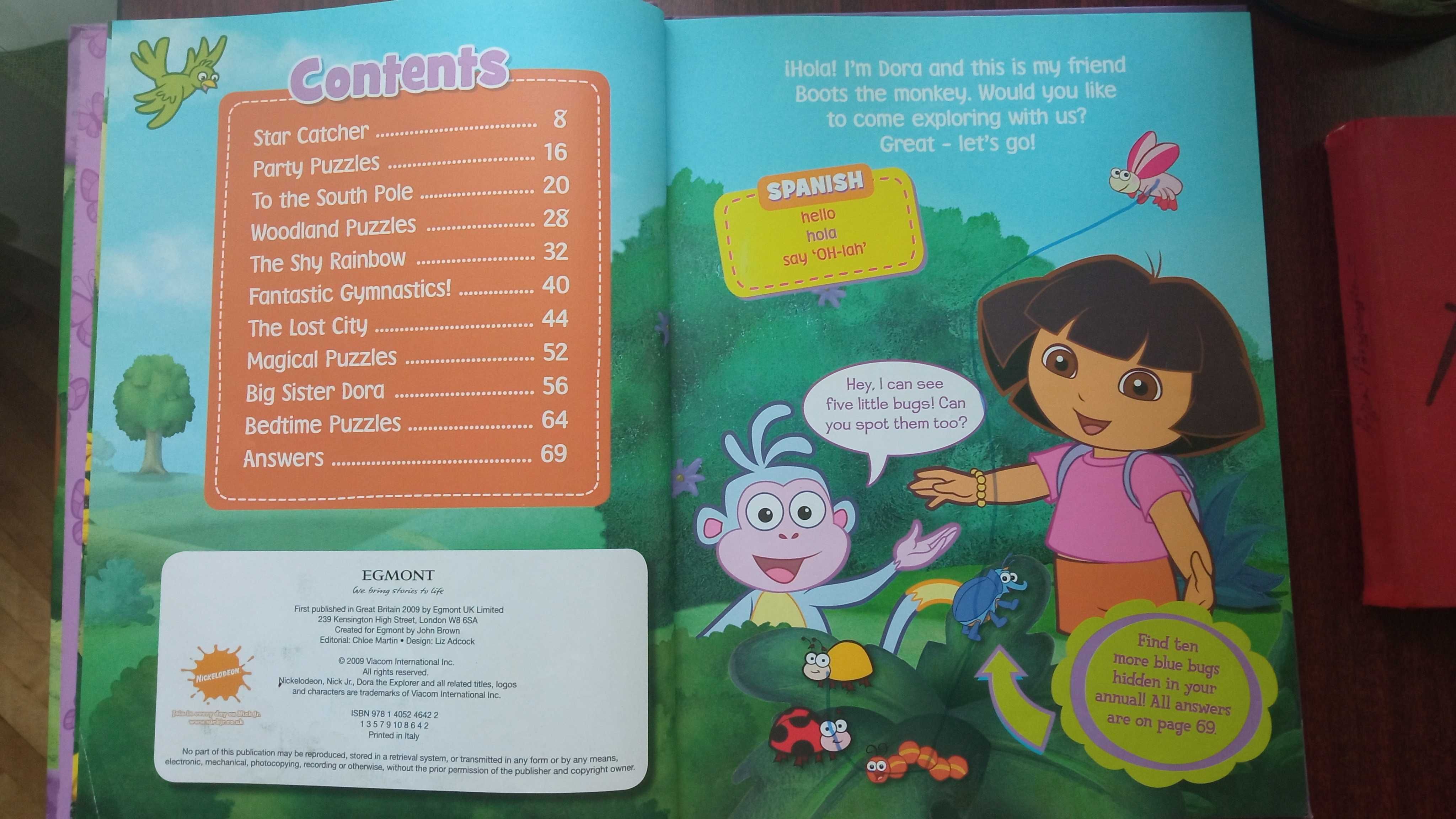 "Dora the explorer» annual 2010. еженедельник "Дора исследовательница"