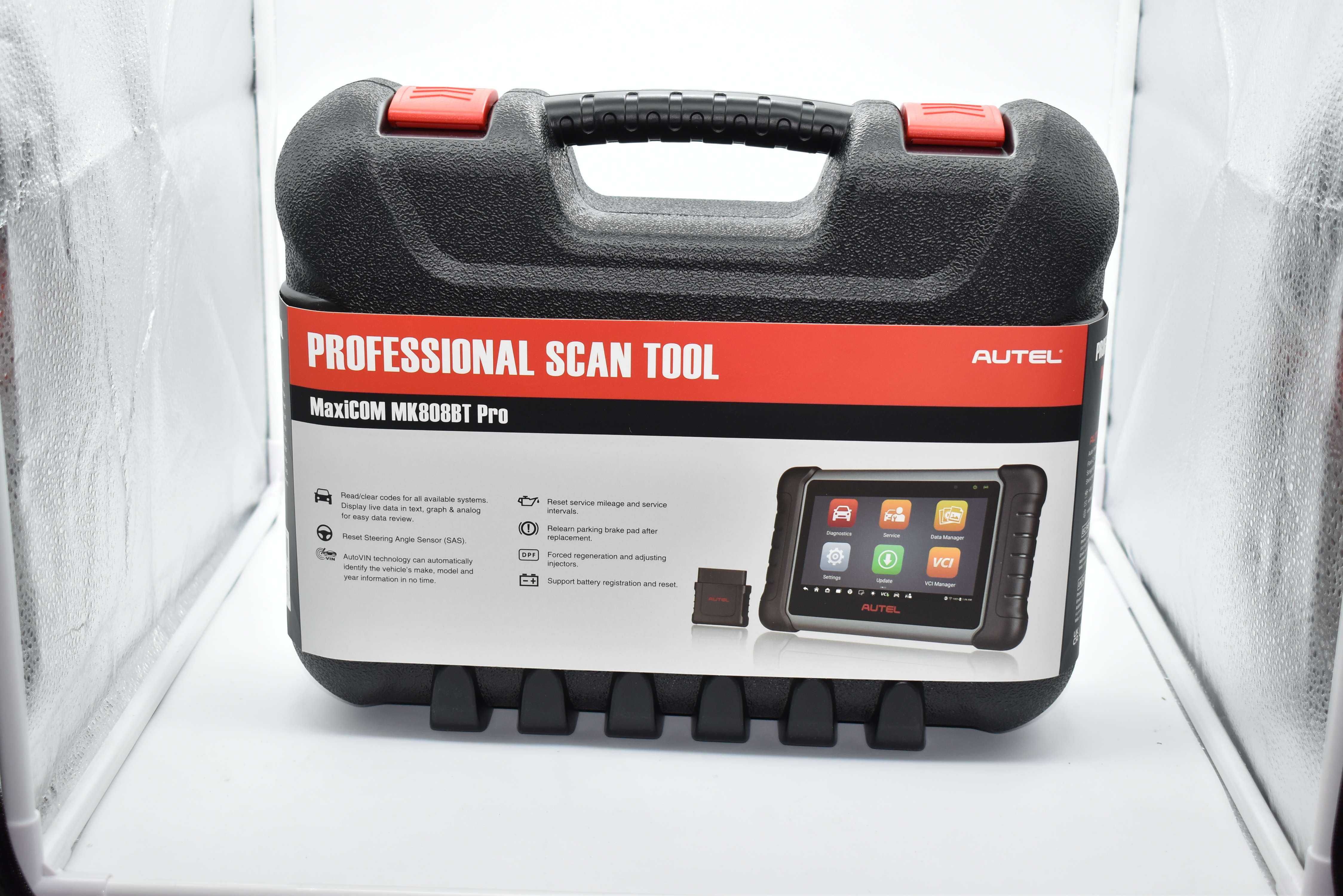 Máquina de Diagnóstico Profissional Autel MaxiCOM MK808 Pro - OBD