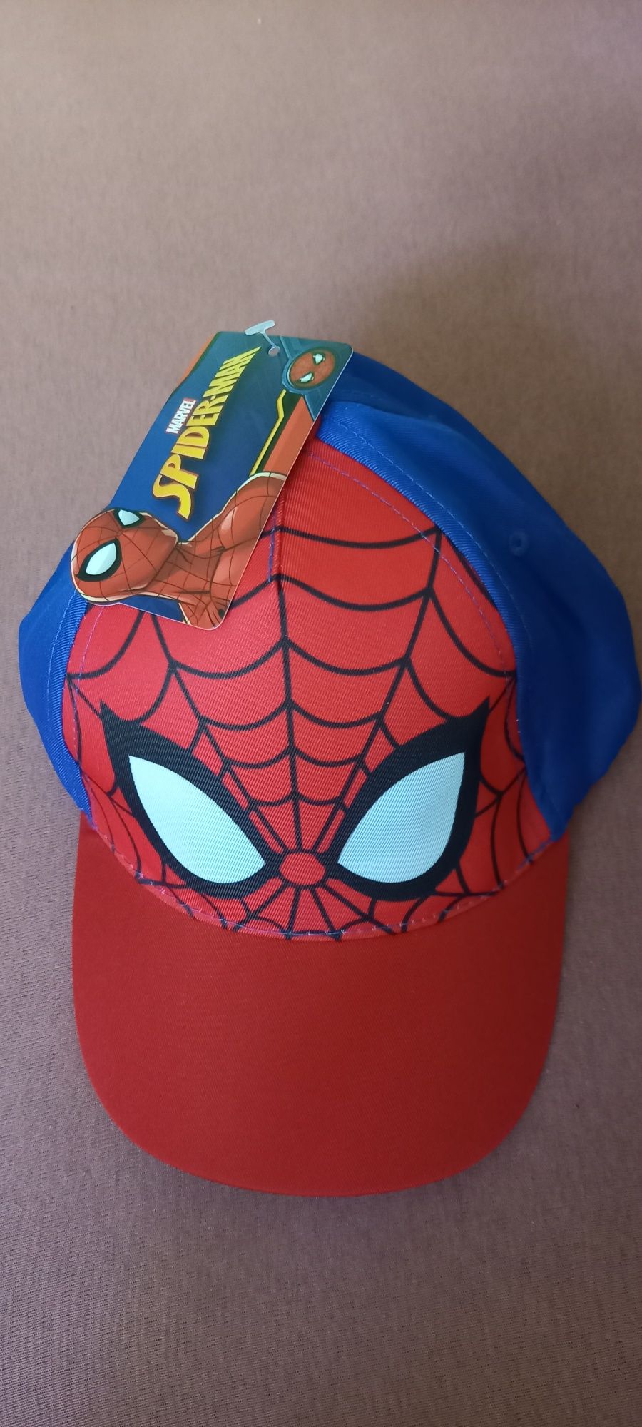 Nowa czapka z daszkiem spider-man  52 cm