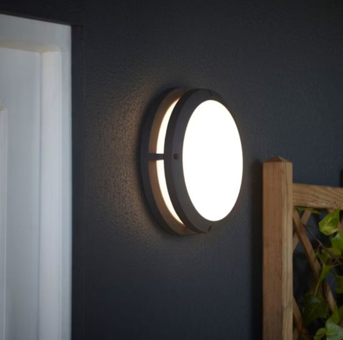 Lampa Ogrodowa Zewnętrzna Plafon Blooma Coffman 3000 K czarny Kinkiet