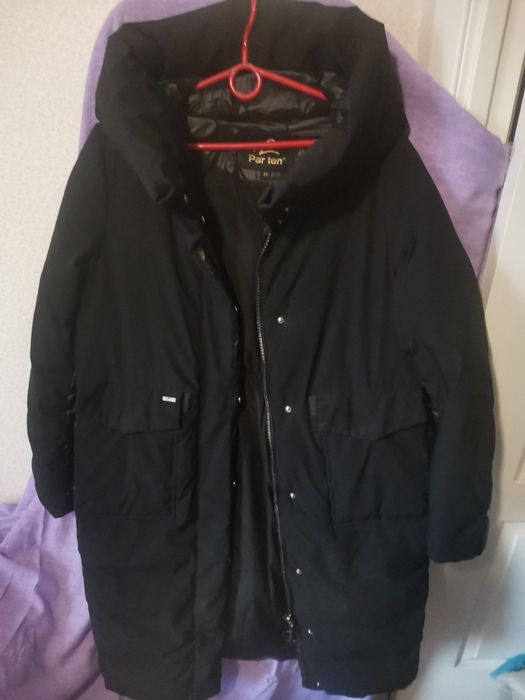 Пуховик чёрный пр-во PARTEN наполнитель халофайбер на молнии