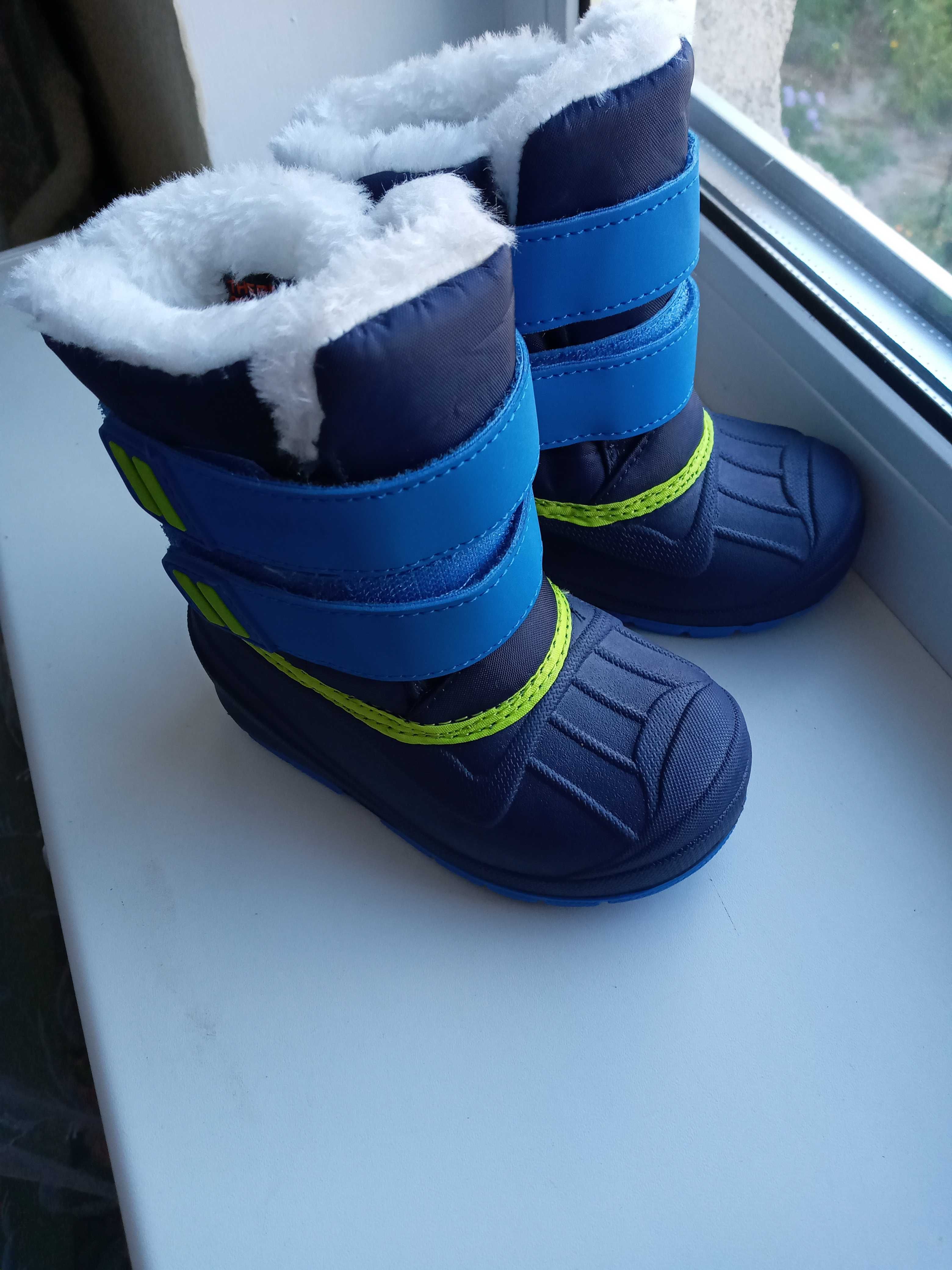 Зимові черевики 23 24 термо зимние ботінки чобітки теплі хлопчика