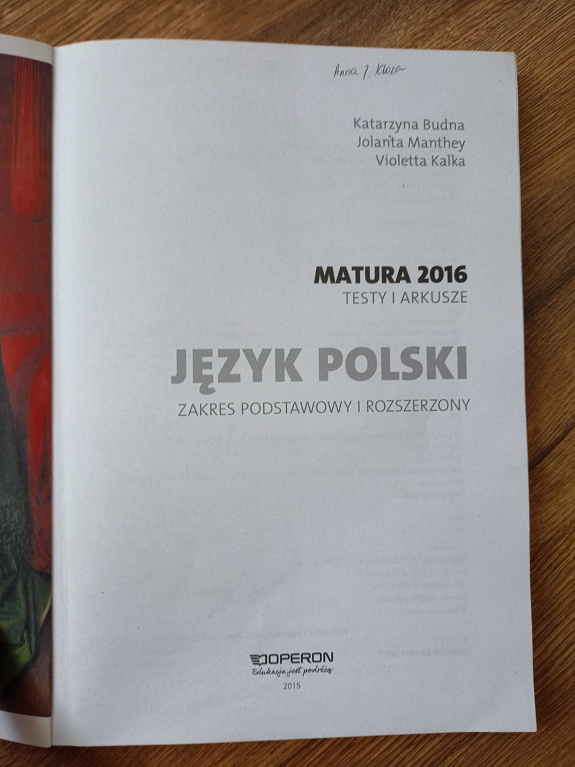 Język polski matura arkusze i testy