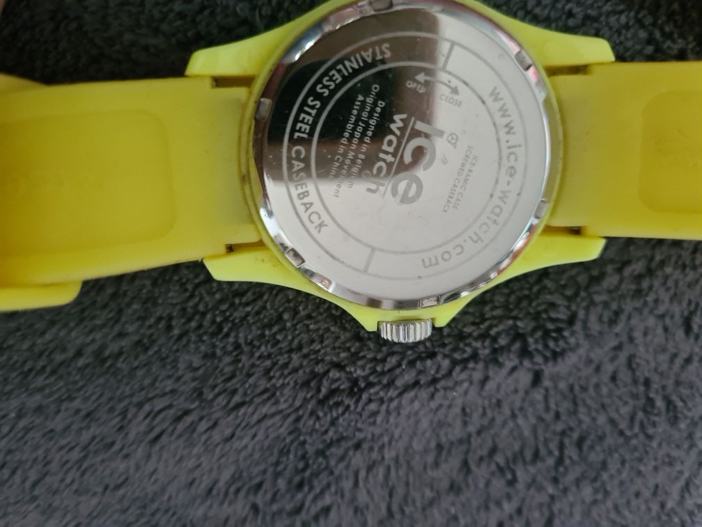Zegarek Ice watch żółty