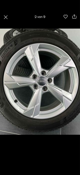 Alufelgi Audi orginalne 18” opony zimowe  M+S 225/55R18 5x112 ET 39