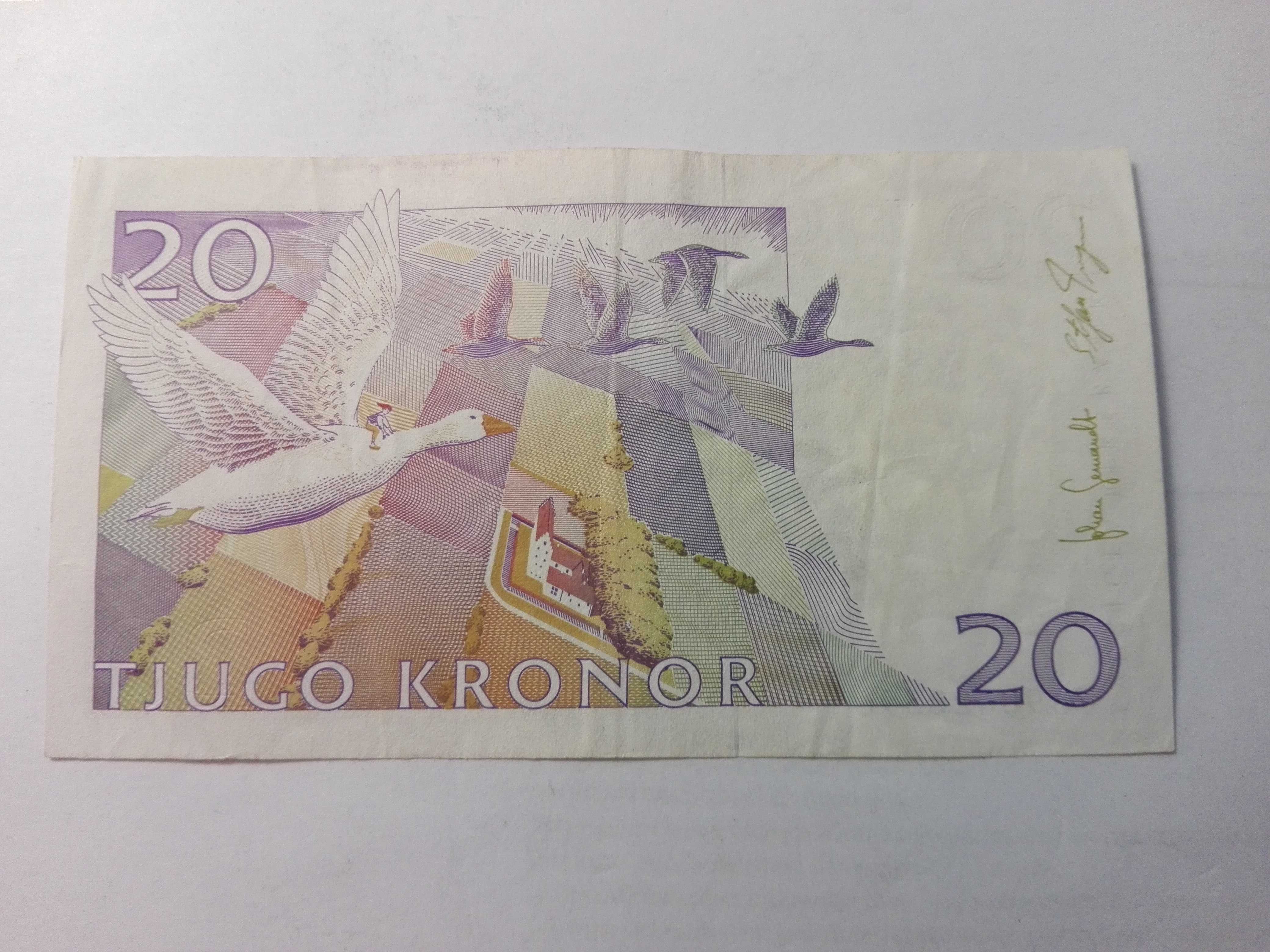 Szwecja 20 koron XX w.