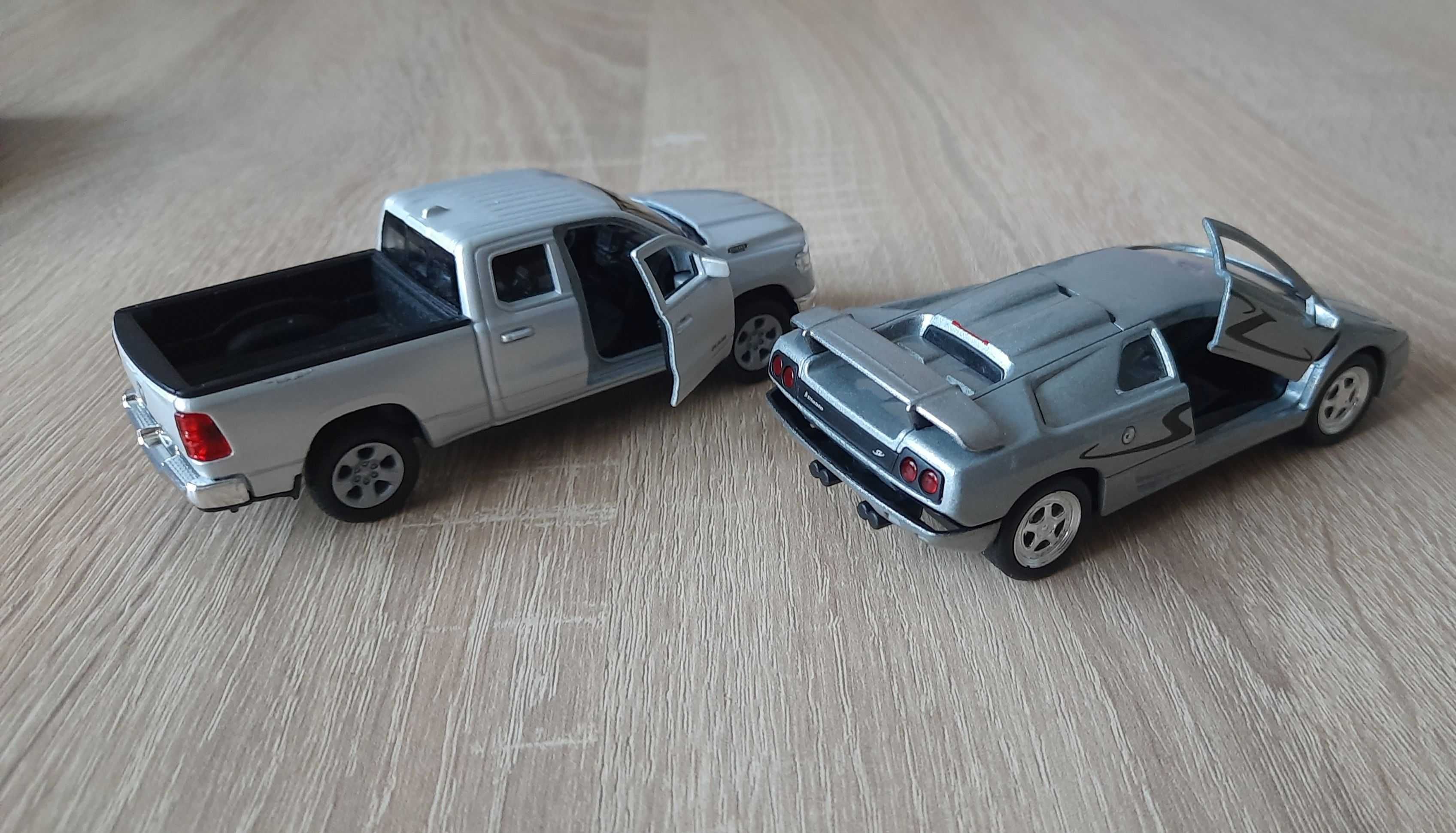 Dodge RAM, Lamborghini Diablo i Ford Welly 1:34