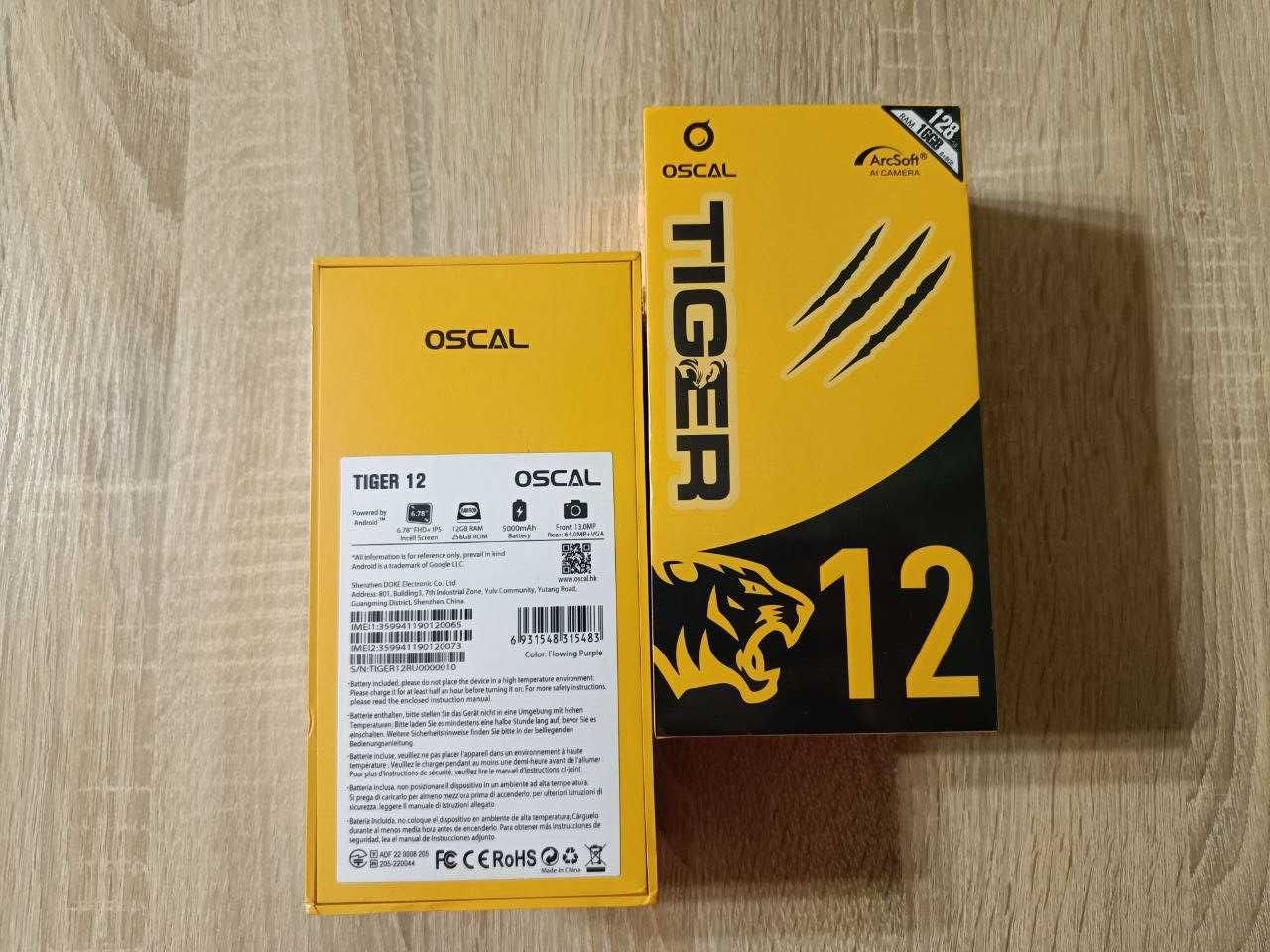 Blackview Oscal Tiger 12 NFC 8/128, 12/256Gb  6.78" 120Гц G99 5180mAh