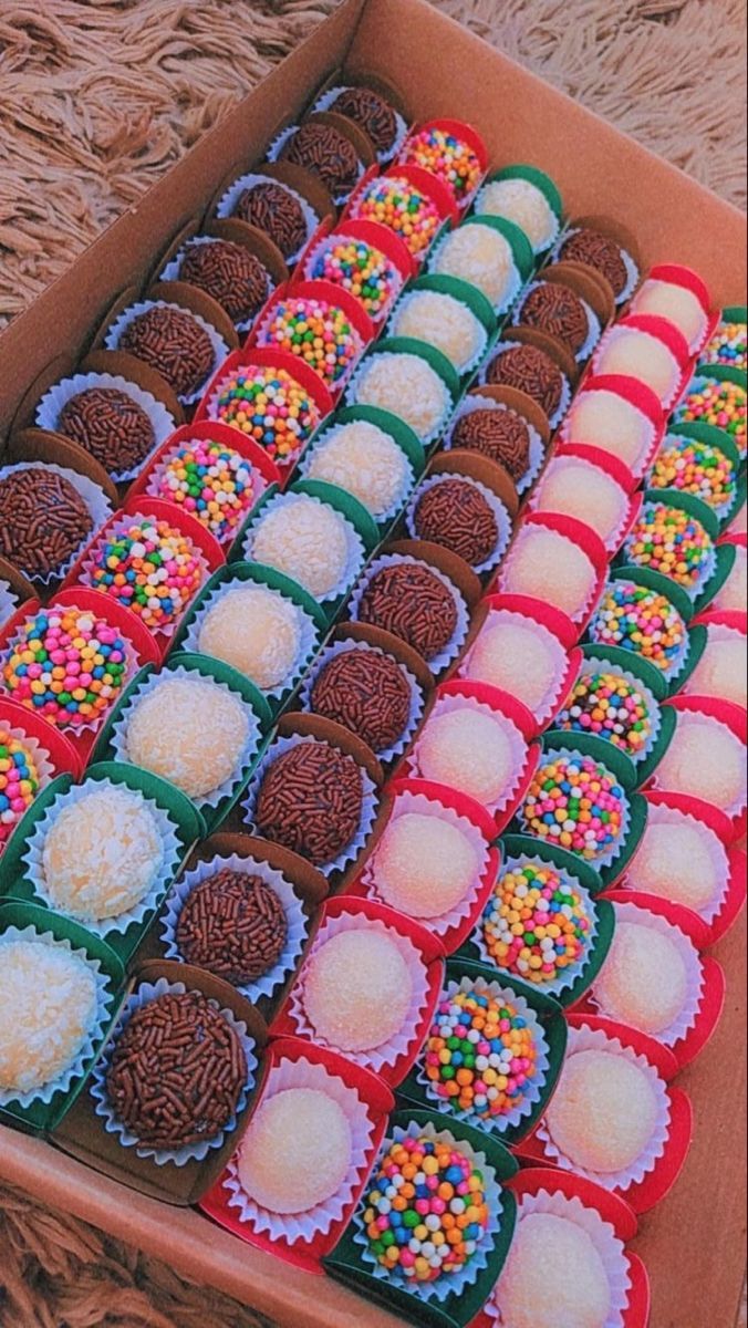 Brigadeiros feitos em casa