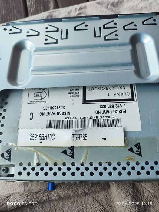 Магнитола штатна Blaupunkt Nissan Qashqai J10