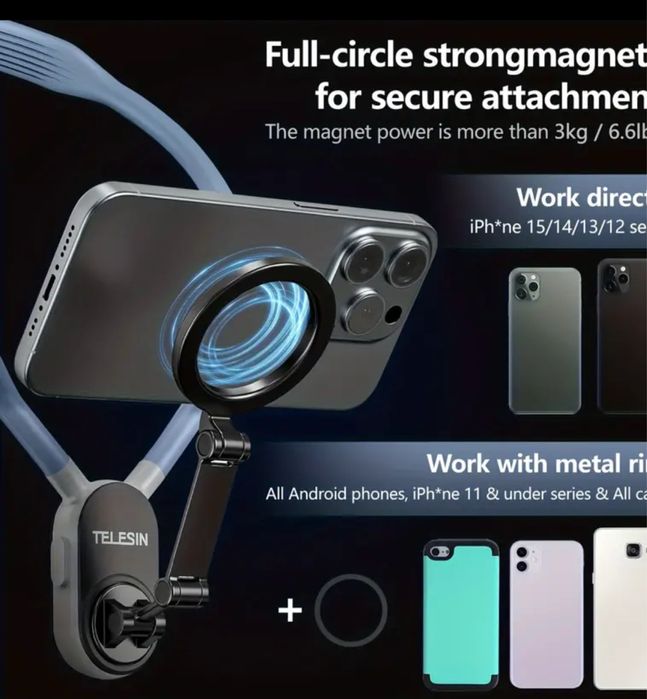 Продам держатель для телефона Telesin Крепление для телефона Тримач