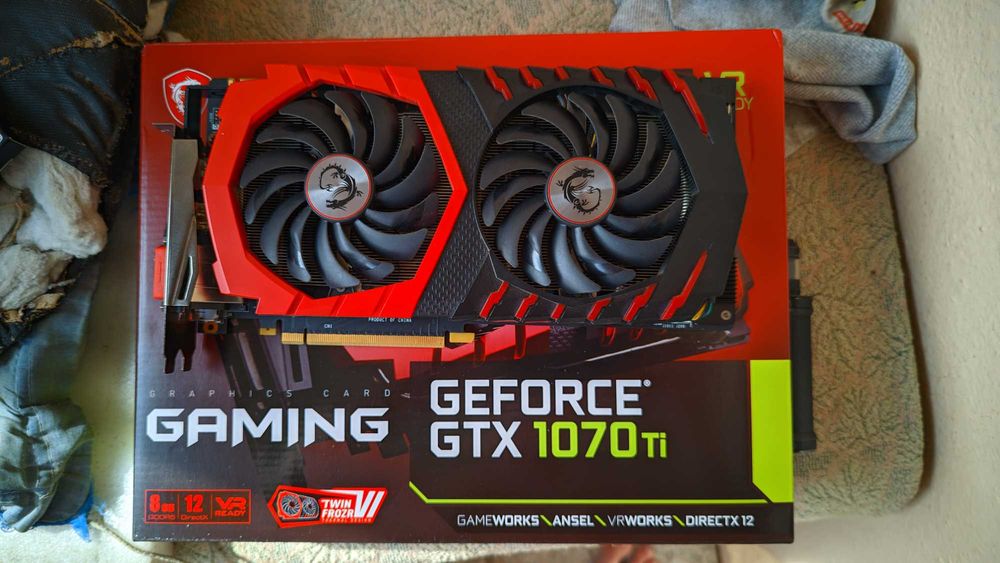 Відеокарта MSI GeForce GTX 1070 Ti GAMING X 8G GDDR5 256bit