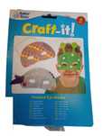 Baker Ross Plastikowe maski dla dzieci 8SZT DIY