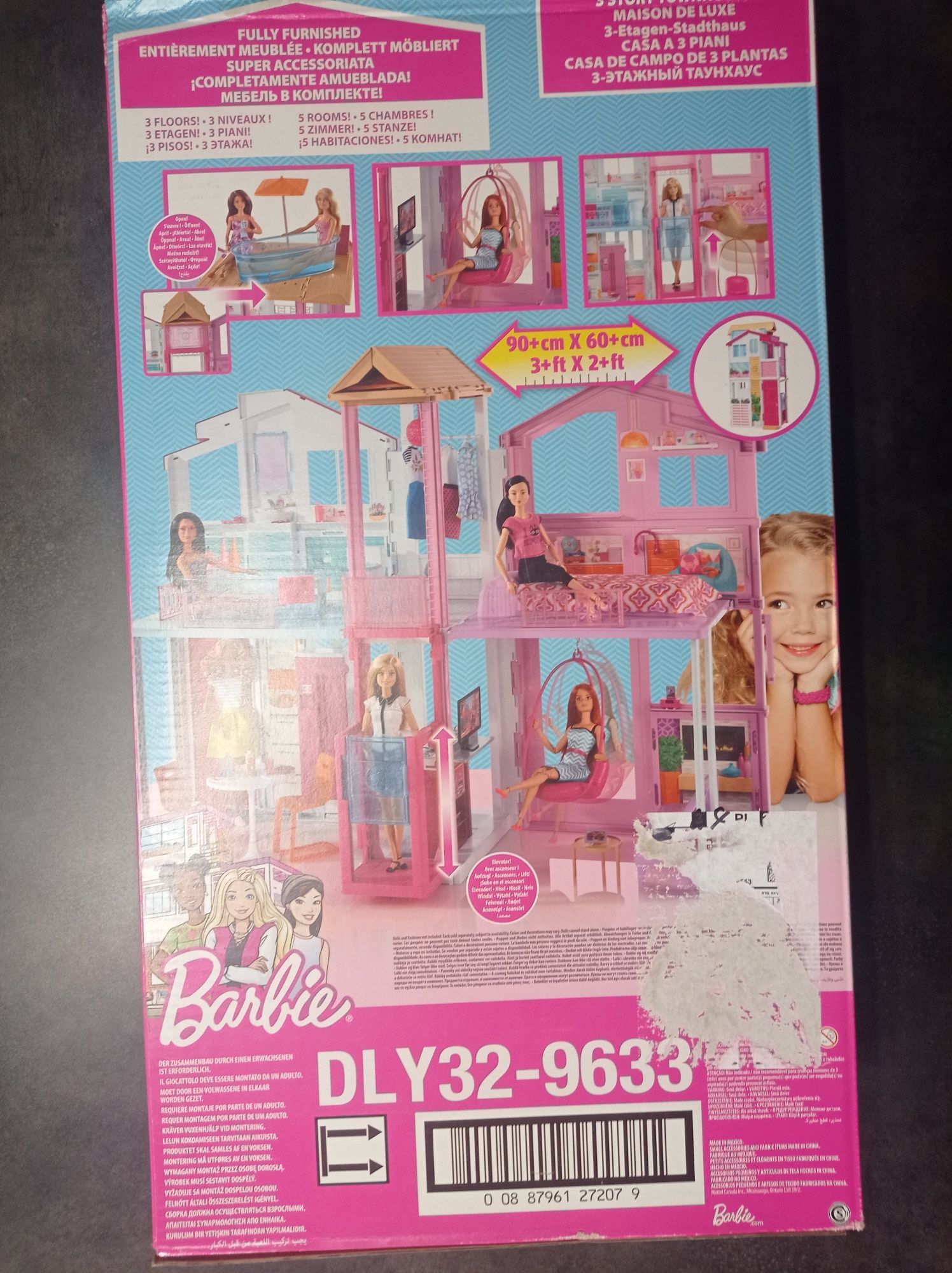 Barbie Miejski Domek Zestaw Dly32