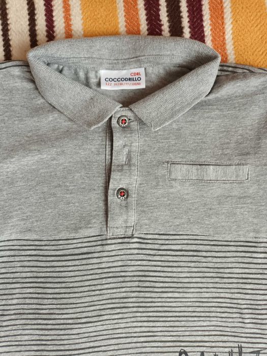 T-shirt z kołnierzykiem 122 Coccodrillo stan b. dobry