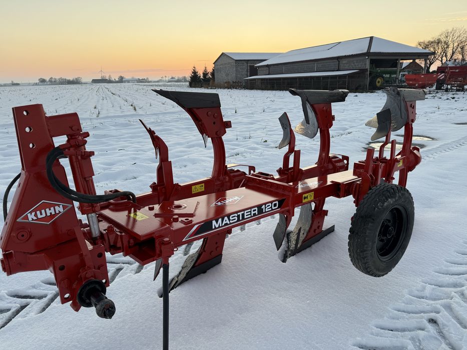 Pług 3 skibowy Obrotowy kuhn master Bardzo ładny!! Overum!!