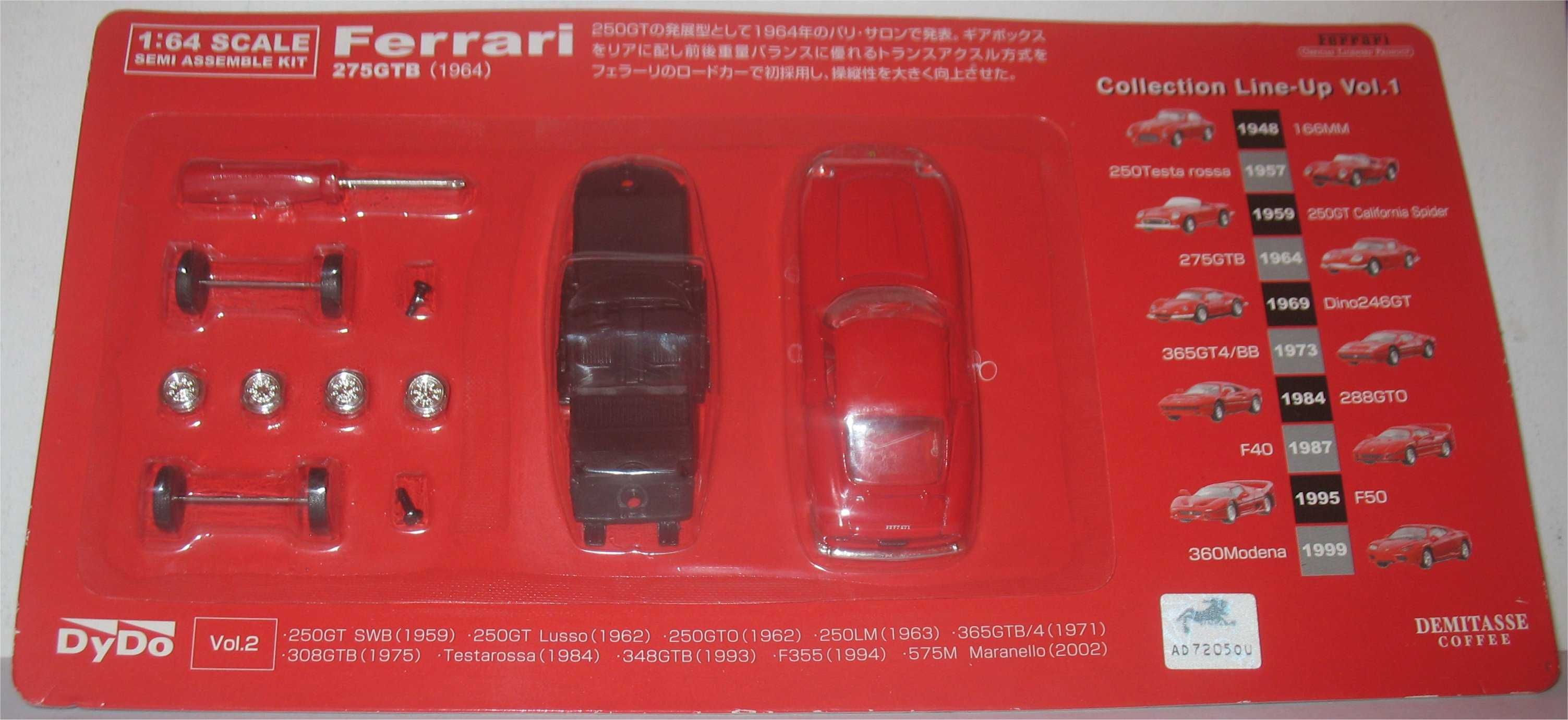 Dydo/Kyosho - Ferrari 275 GTB - 1964 (1/64)