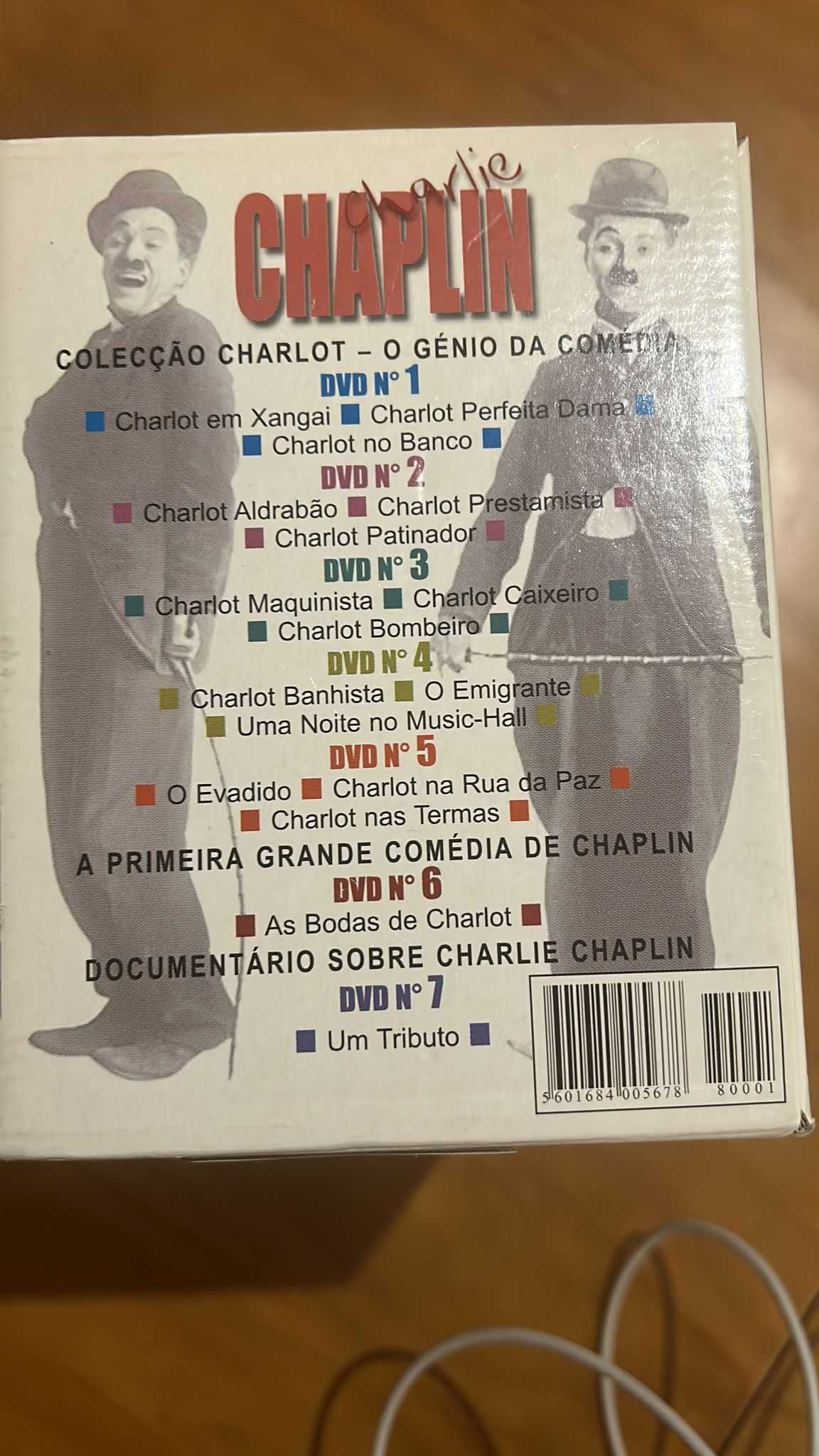 DVD CHARLIE CHAPLIN COLEÇÃO CHARLOT