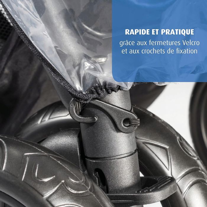 Pokrowiec Folia Przeciwdeszczowa Reer Do Wózek Bliźniaczy Wentylacja