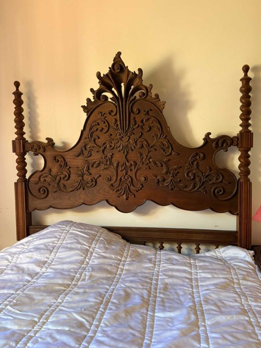móveis de quarto - cama de casal, comoda e roupeiro