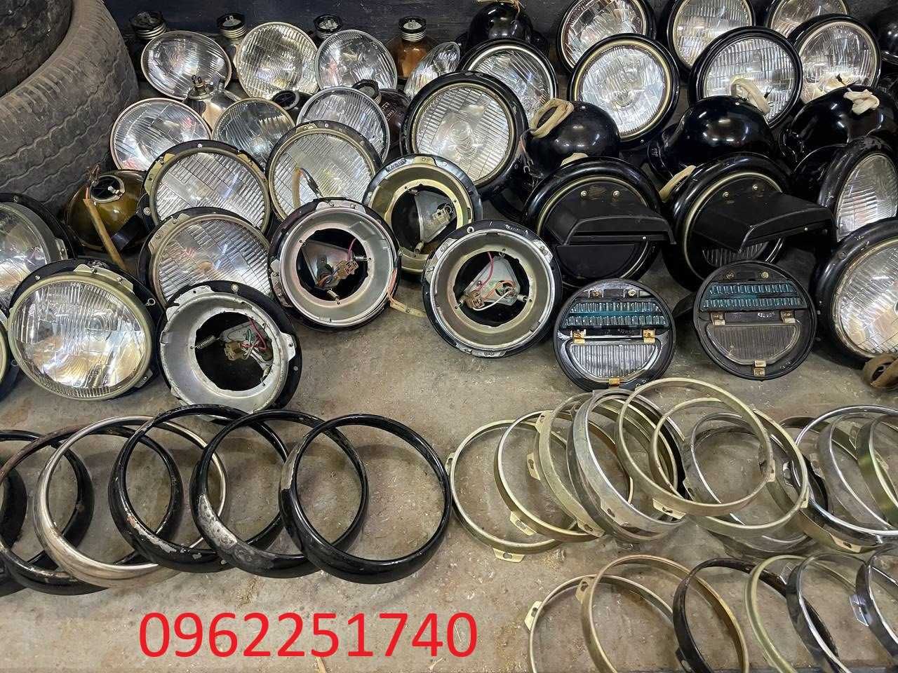 Фари, горшки фар, оптика, ободки, лампочки Уаз, Газ 53, Зіл, Камаз
