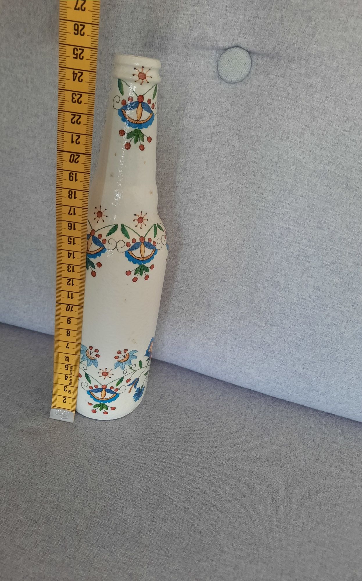 Wazonik z motywem kaszubskim hand made