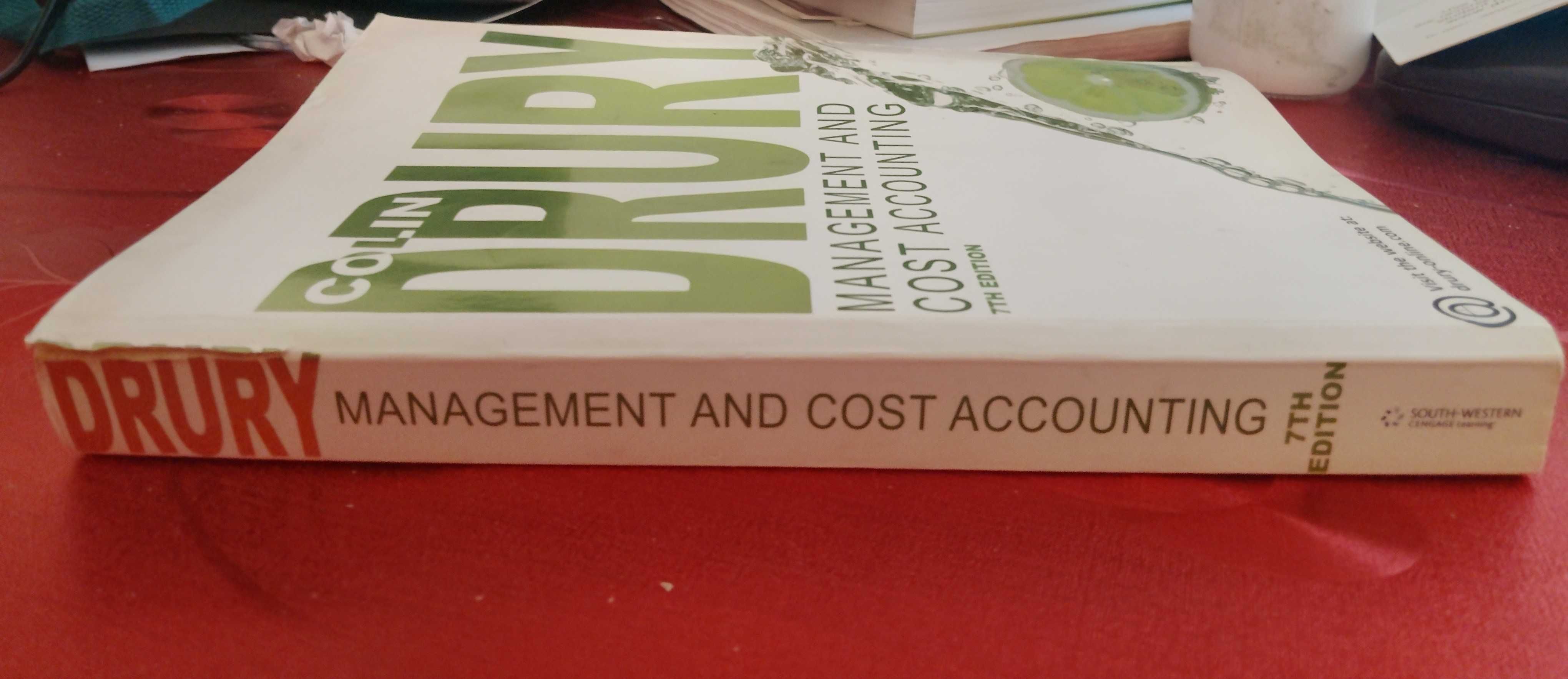 Management and cost accounting 7th edition