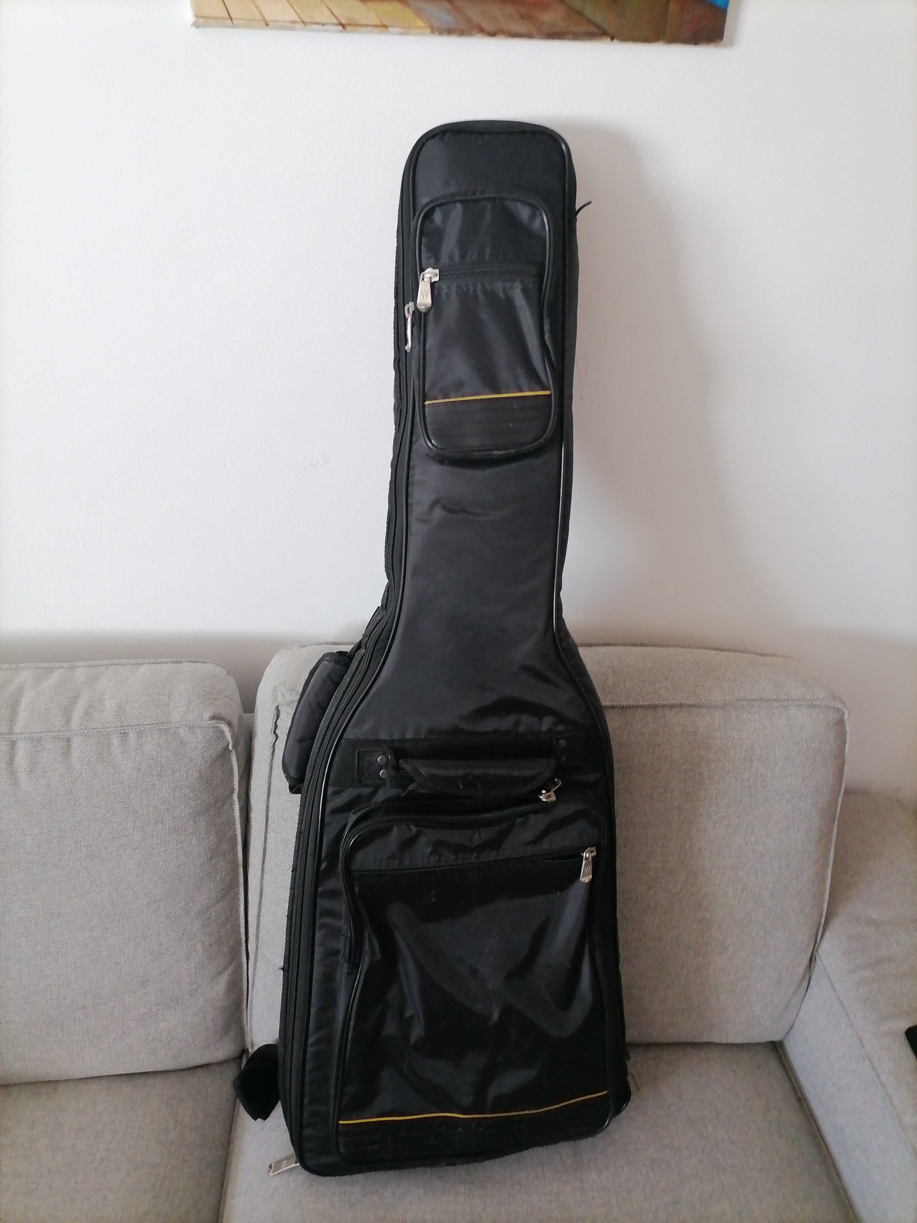 Capa / estojo almofadado guitarra elétrica.