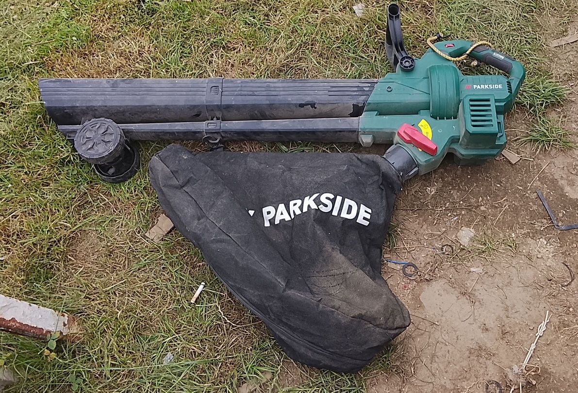 Parkside 3w1 dmuchawa odkurzacz akumulatorowy liści śniegu PLSBA 40V