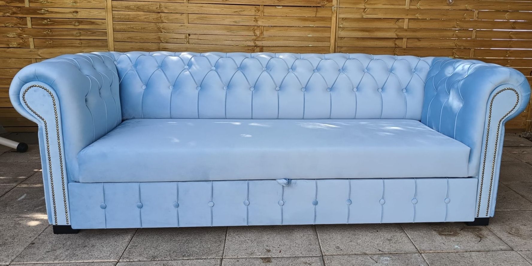 Sofa Chesterfield IV III II I. Narożnik.