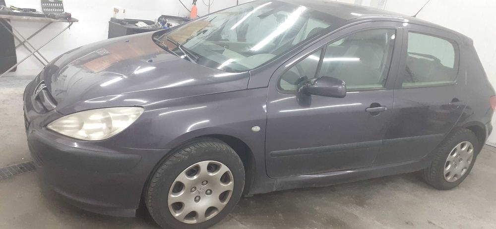 peugeot 307 1.6b zderzak skrzynia lampa tłumik części KKGC