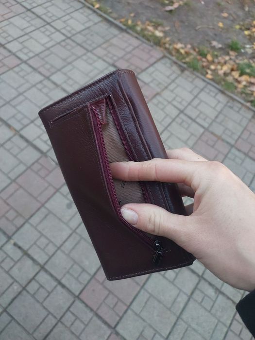 Гаманець жіночий Tailian шкіряний кошелек женский кожаный коричневый