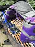Piękny wakeboard z wiązaniami liquid force Shane edycja limitowana