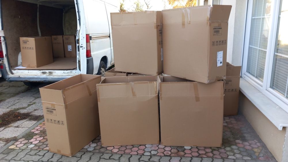 Sprzedam duże kartony jak foto