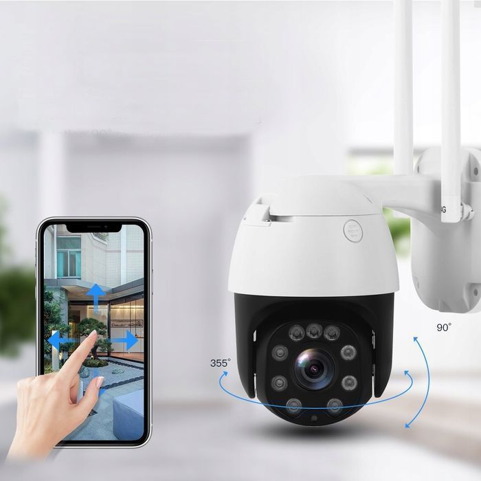 Kamera Obrotowa Zewnętrzna Full HD na kartę SIM GSM