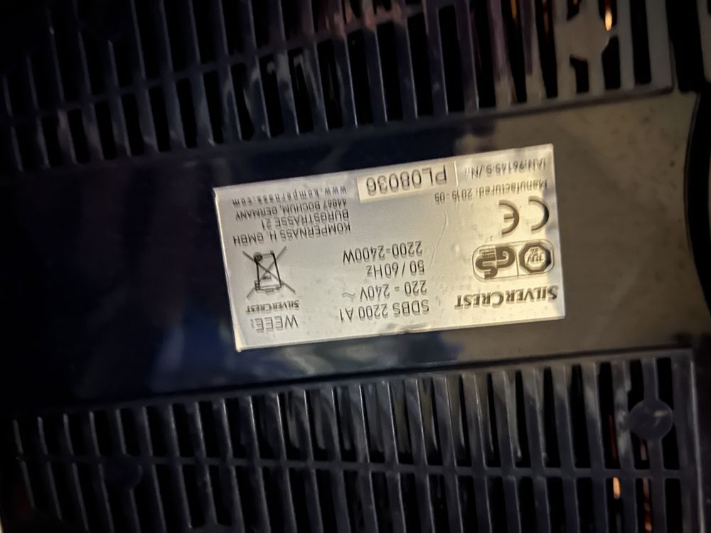 Żelasko ze stacją parową Silvercrest 2200w