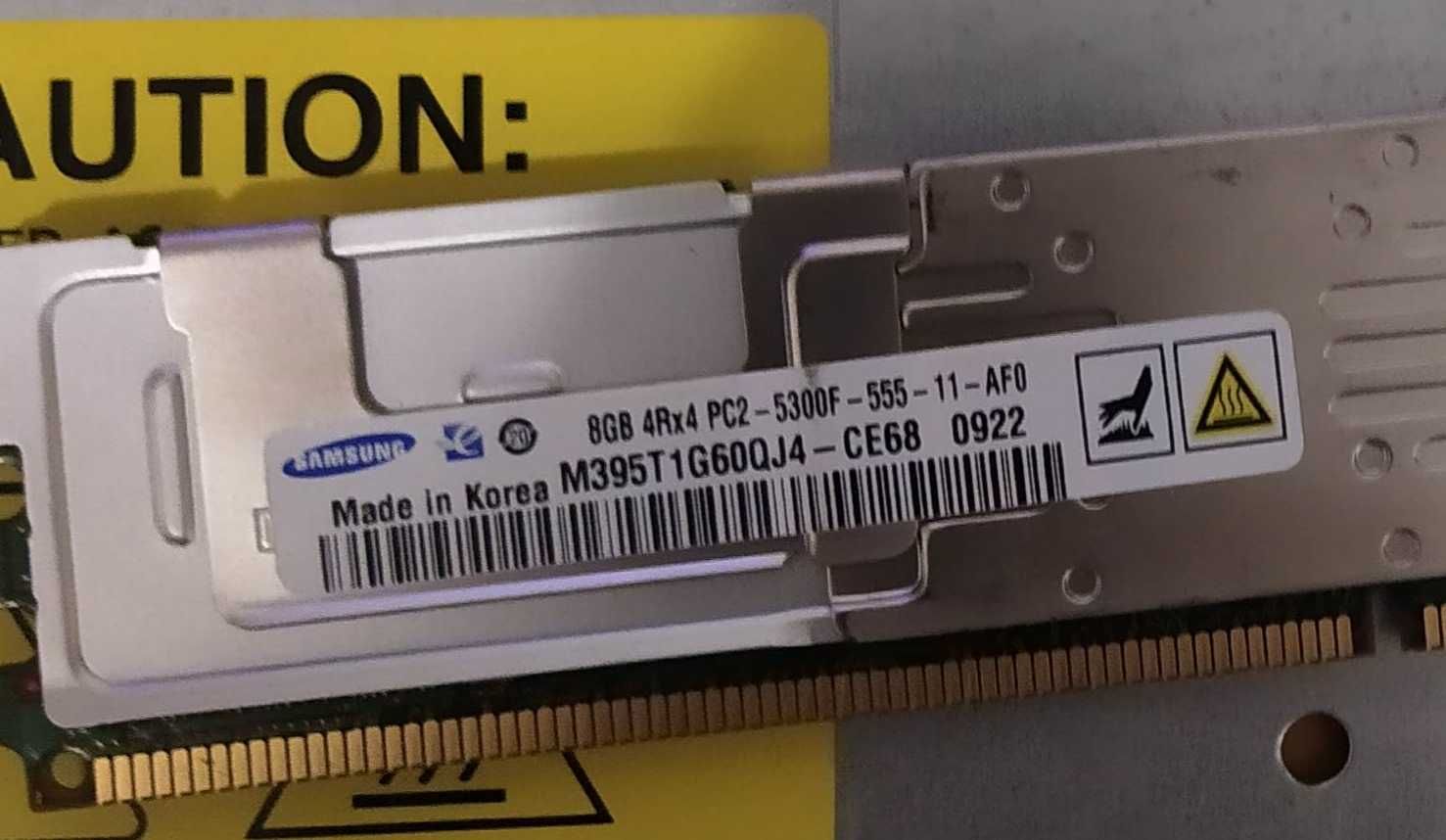 Серверна оперативна пам'ять Samsung 8Gb PC2-5300F 4Rx4 DDR2 M395T1G60Q