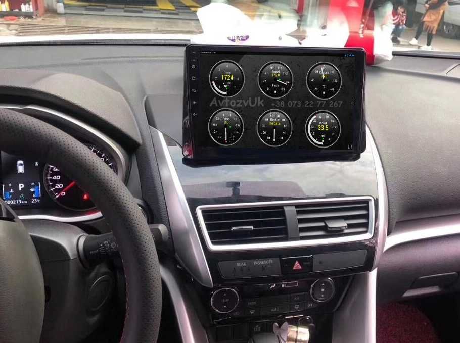 Магнитола ECLIPSE CROSS Mitsubishi TV GPS USB 2 дин CarPlay Android 13