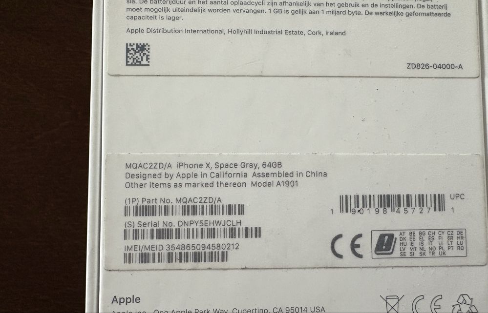 iPhone X 64GB czarny