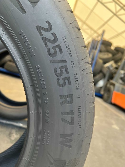 Opony letnie 225/55/R17 Continental EcoContact 6 / 2020/22r - 2 sztuki