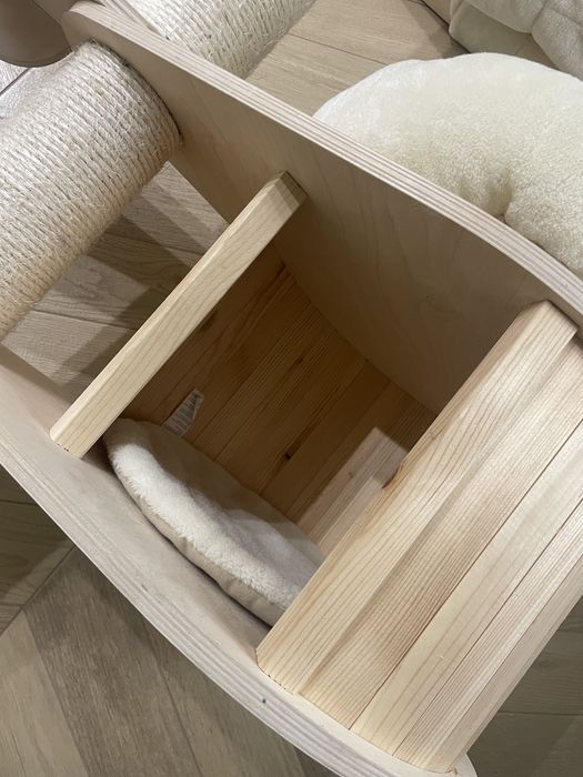 Natural Paradise Magnolia drapak ścienny wysoki drewniany