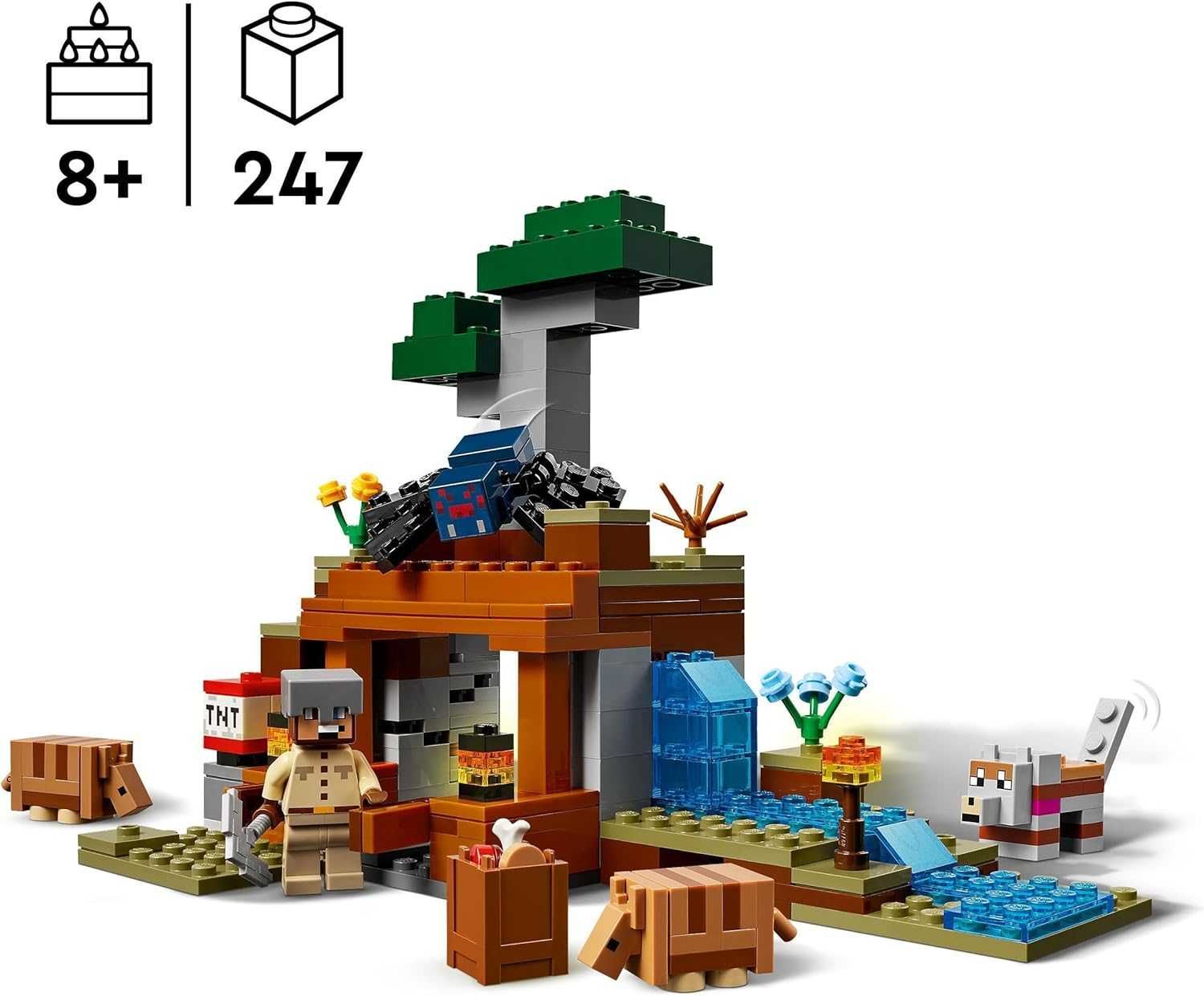 LEGO Minecraft Wyprawa do Pancernikowej Kopalni