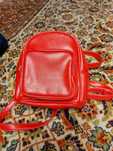 Mochila em pele como nova