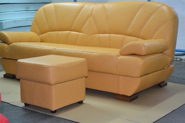 wersalka sofa kanapa tapczan PORTO w dwóch kolorach skór naturalnych