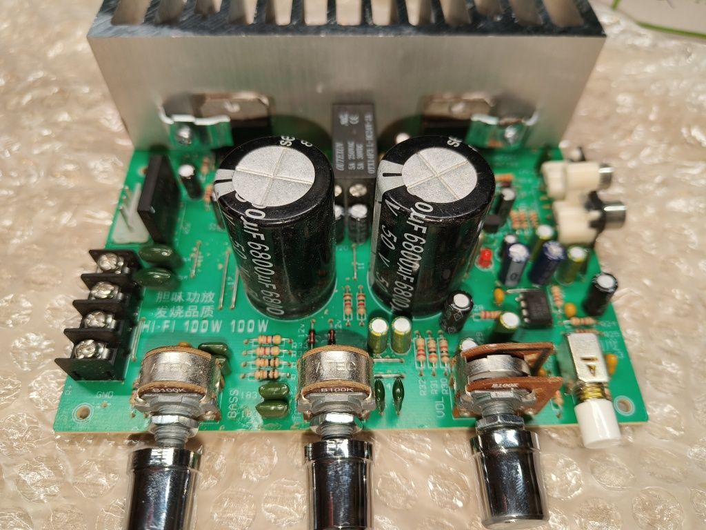 Tda7294 wzmacniacz 2x100W, końcowa mocy plus Equalizer