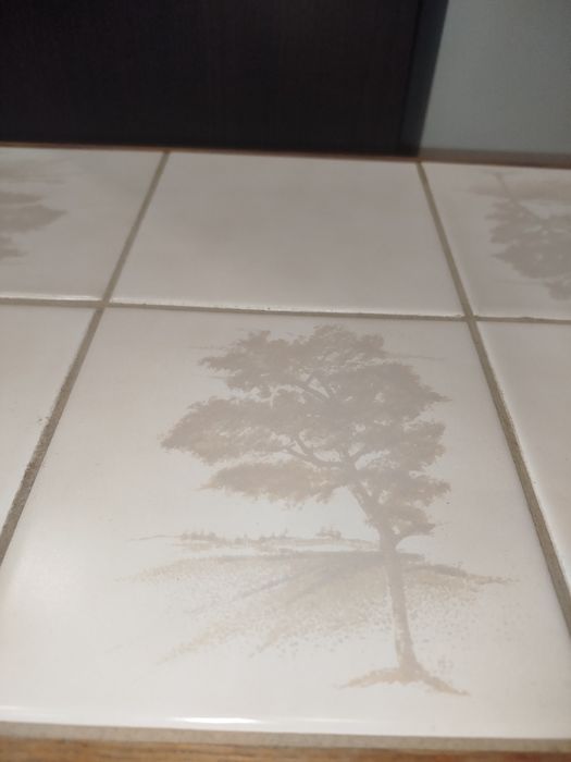 Stół,stolik kawowy blat z płytek Retro,Antyk,PRL ,Vintage,stare meble,