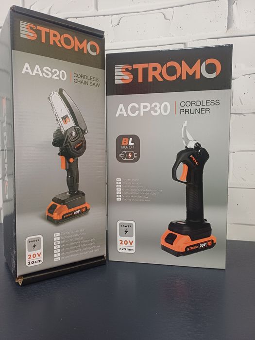 Набір 2в1 Stromo секатор  ACP30 + пила ланцюгова  AAS20