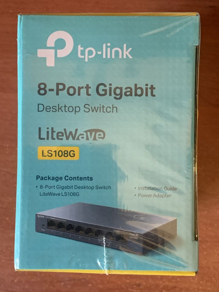 Switch Tp-Link LS1008G LiteWave 8 Portas Gigabit Desktop Switch