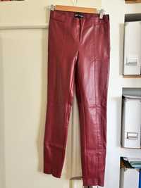 Spodnie „skórzane” Zara S